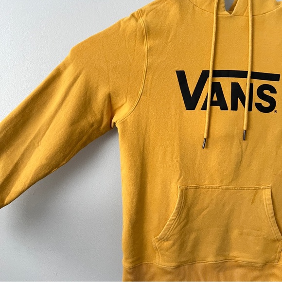 Vans Off the Wall Hoodie Sweater Pullover Mustard Yellow - mens XS - Picture 8 of 8